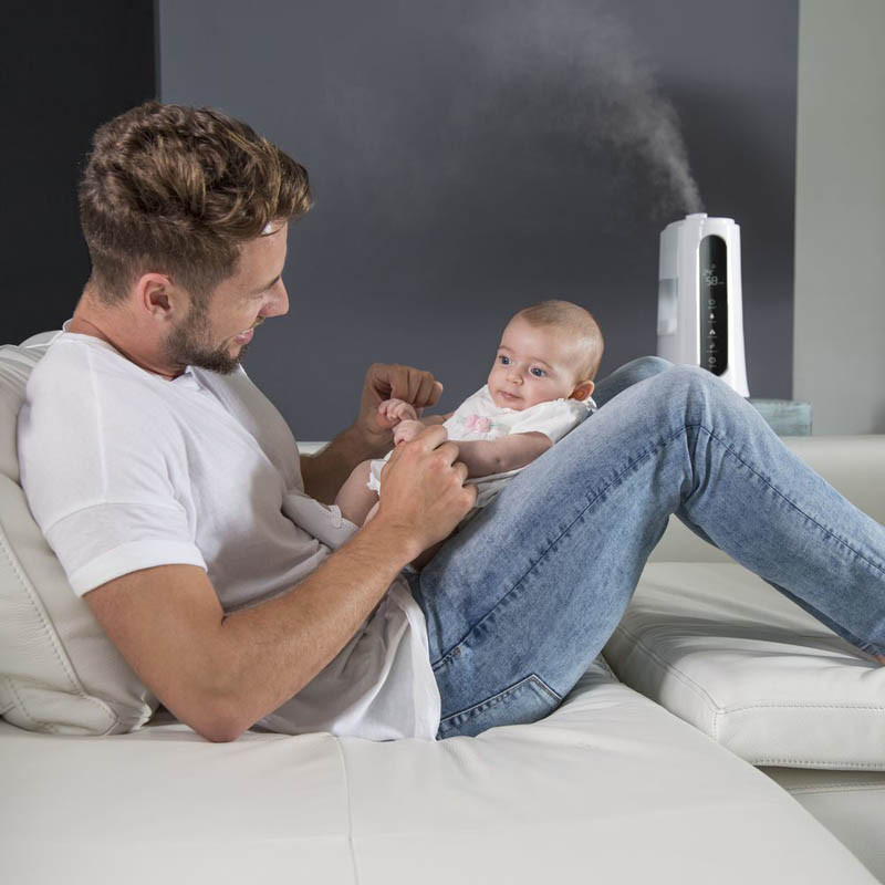 Humidificador Humitouch Pure de Miniland. Perfecto para habitaciones de hasta 40 m2.