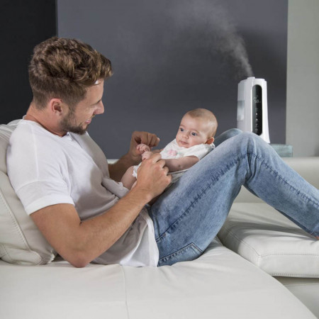 Humidificador Humitouch Pure de Miniland. Perfecto para habitaciones de hasta 40 m2.