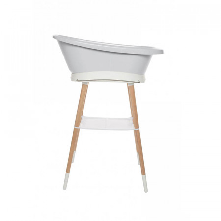 bebe jou bañera sense LED en color gris claro