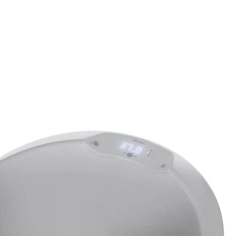 bebe jou bañera sense LED en color gris claro