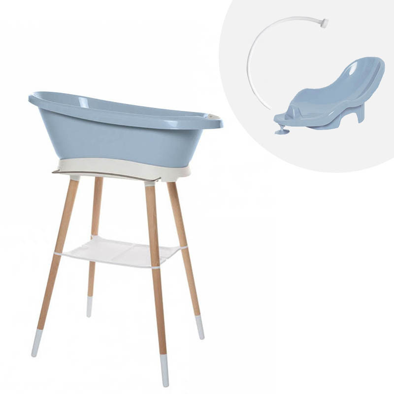 bebe jou bañera sense LED en color celestial blue
