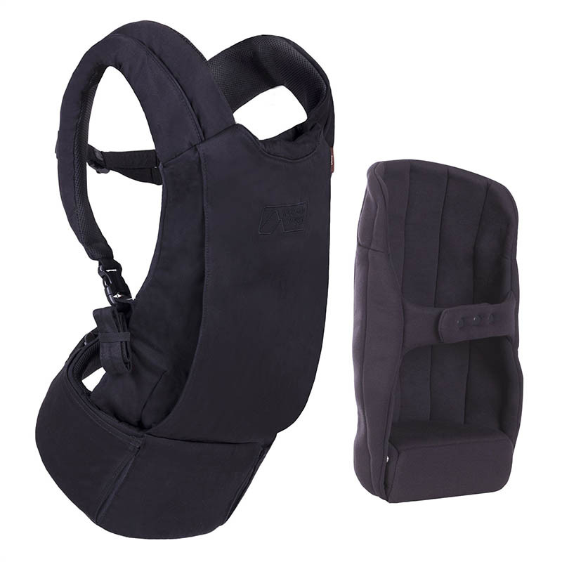mochila portabebes juno de mountain buggy en color negro