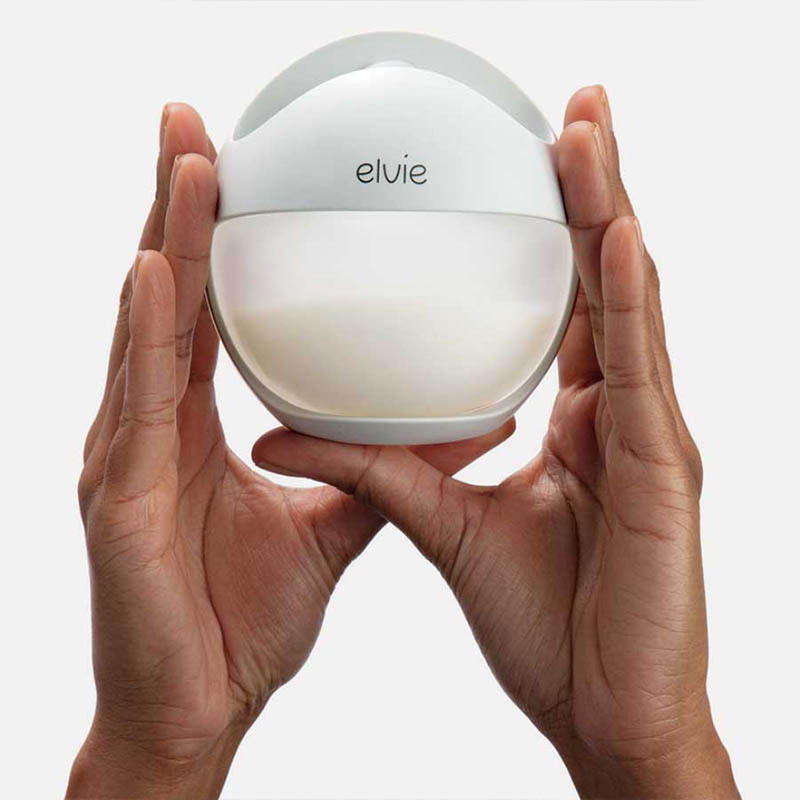 elvie curve sacaleches de silicona manual