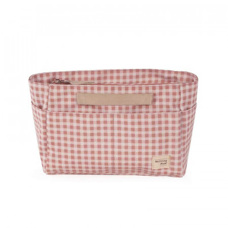 Neceser de la Colección I love vichy de Walking Mum, diseño simple y cómodo de forma rectangular.