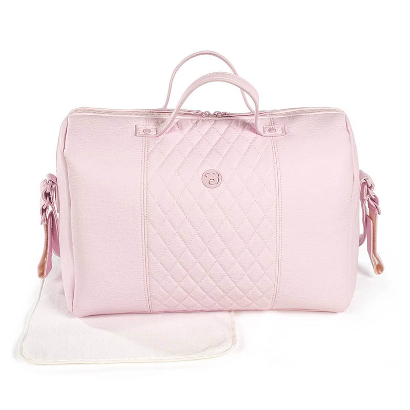 bolso de paseo María de pasito a pasito en color rosa