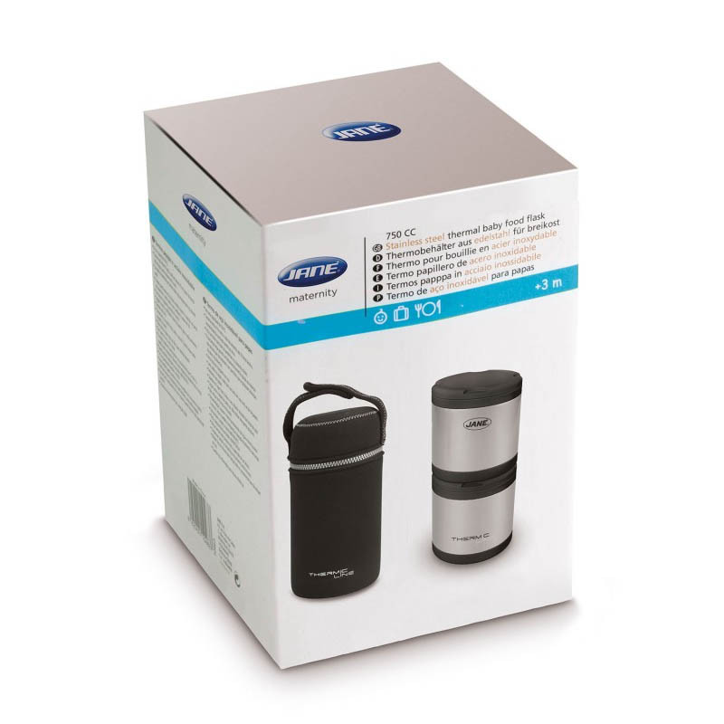 termos thermic line flask de jane con bolsa de transporte de neopreno
