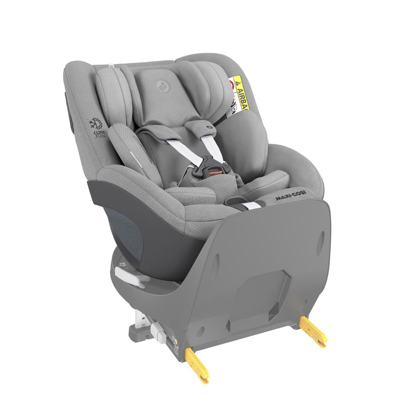 silla de coche pearl 360 de maxi cosi en el color authentic grey