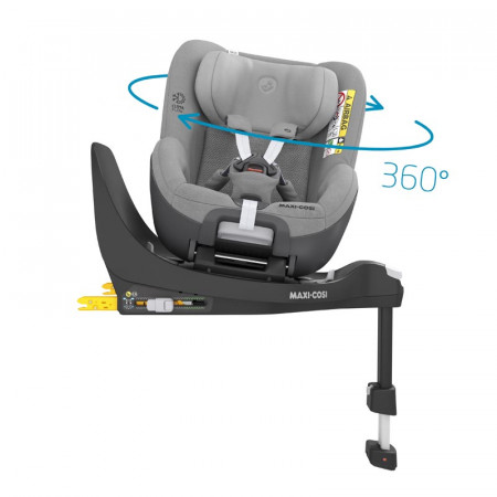 silla de coche pearl 360 de maxi cosi en el color authentic grey