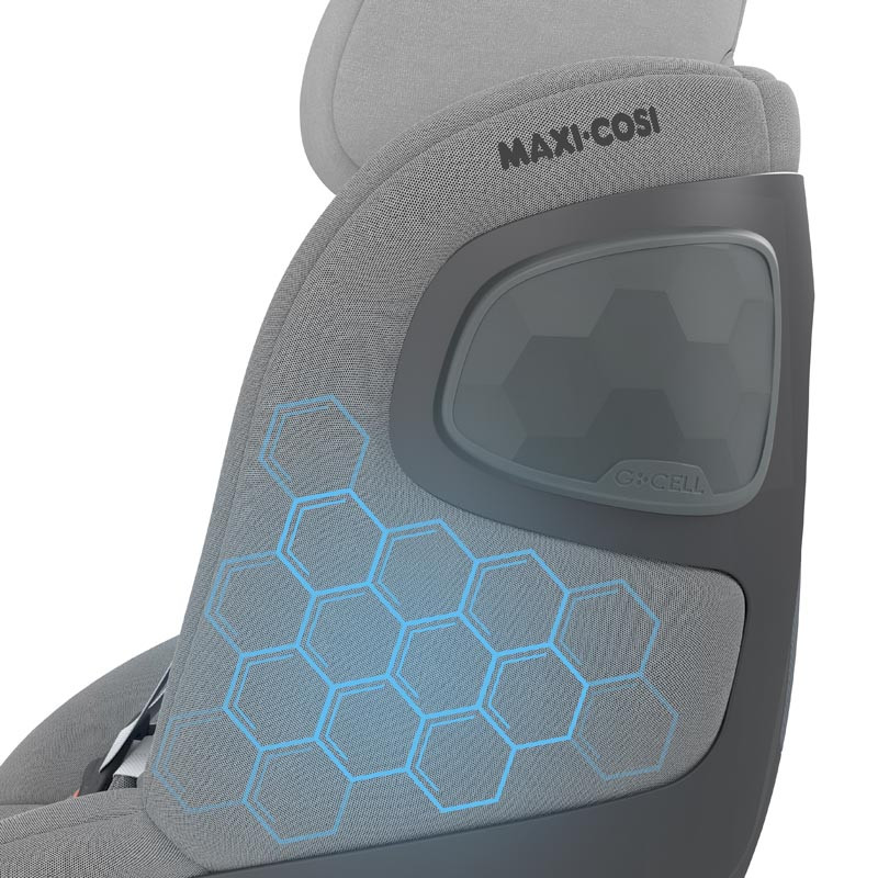 silla de coche pearl 360 de maxi cosi en el color authentic grey
