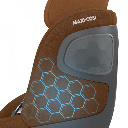 silla de coche pearl 360 de maxi cosi en el color authentic cognac
