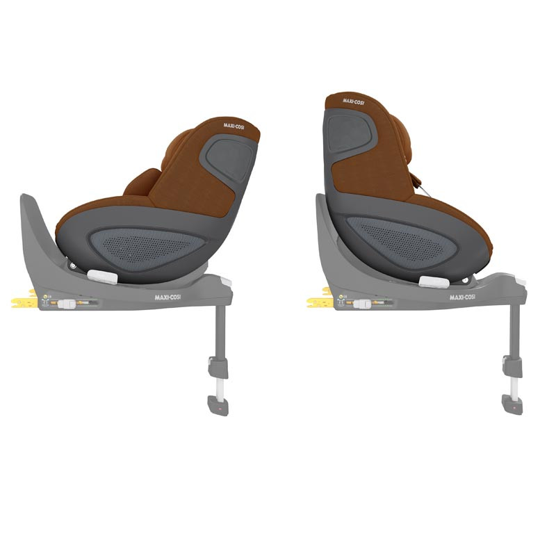 silla de coche pearl 360 de maxi cosi en el color authentic cognac