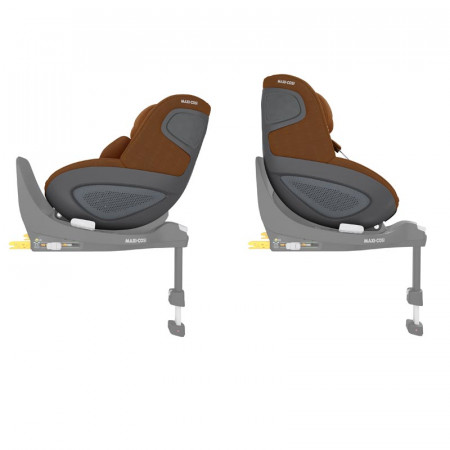 silla de coche pearl 360 de maxi cosi en el color authentic cognac
