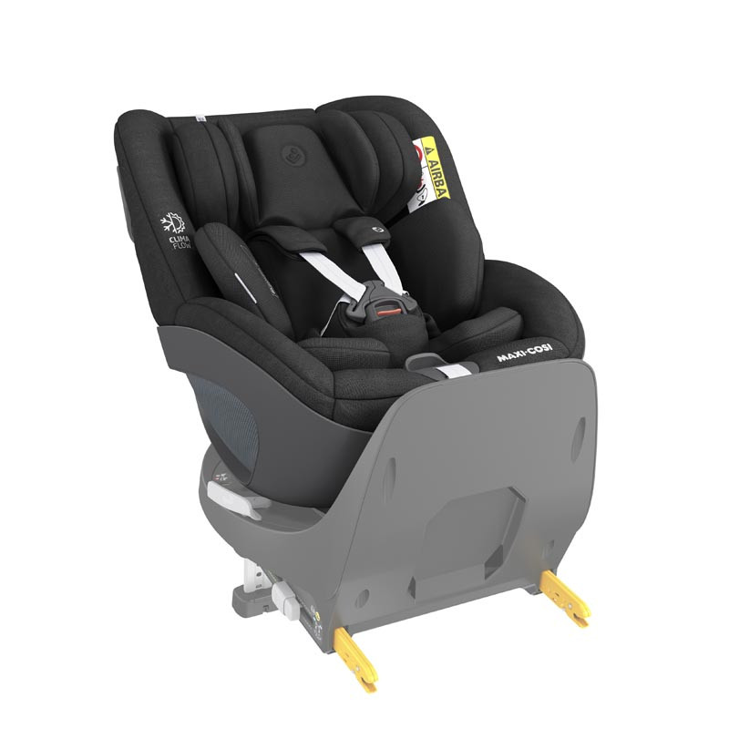 silla de coche pearl 360 de maxi cosi en el color authentic black