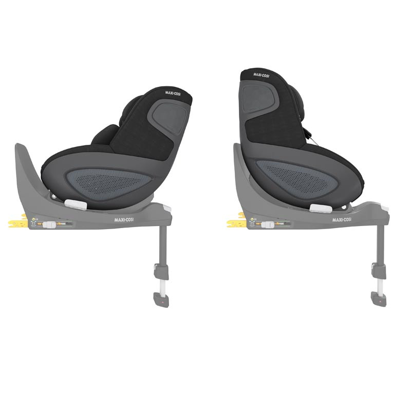 silla de coche pearl 360 de maxi cosi en el color authentic black