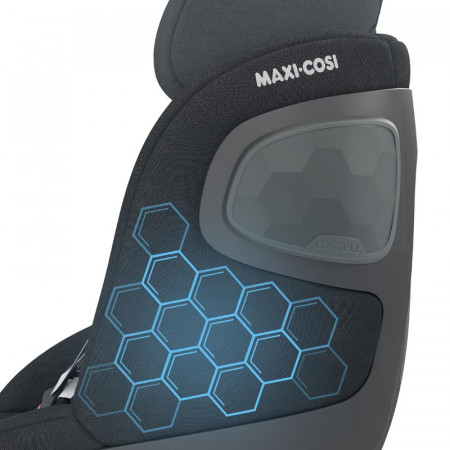silla de coche pearl 360 de maxi cosi en el color authentic black