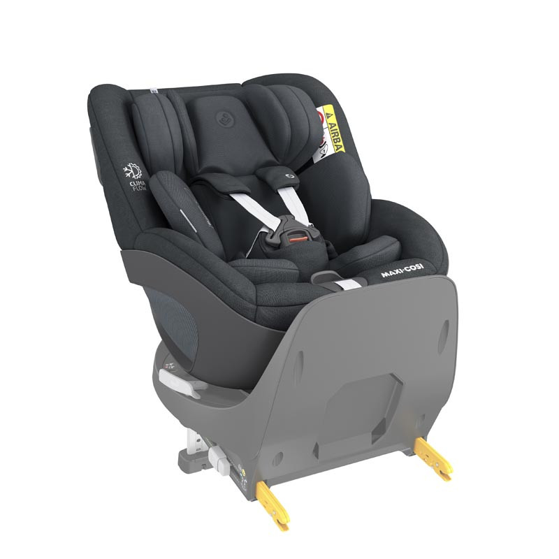 silla de coche pearl 360 de maxi cosi en el color authentic graphite
