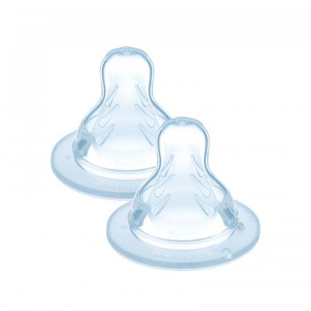 pack de dos tetinas número 3 de flujo rápido para biberon de mam