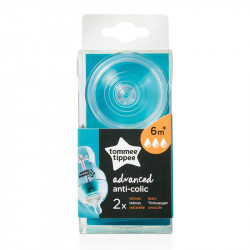 tetinas para biberón 6m+ de tommee tippee