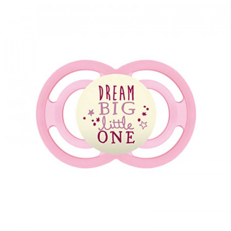 chupete perfect night 6+ de mam en color quartz rose
