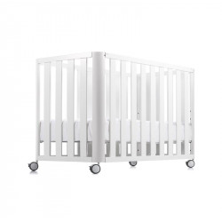 cuna colecho doco sleeping de cotinfant en blanco con textil bear gris 2