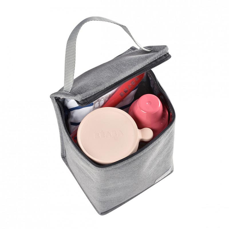 bolsa isotermica de beaba en el color gris chine