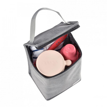 bolsa isotermica de beaba en el color gris chine