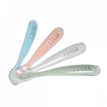 beaba pack de 4 cucharas silicona