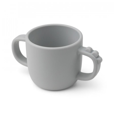 taza de silicona croco de done by deer en el color grey