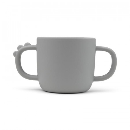 taza de silicona croco de done by deer en el color grey