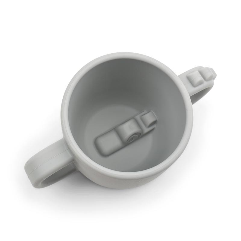 taza de silicona croco de done by deer en el color grey