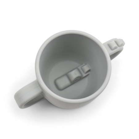 taza de silicona croco de done by deer en el color grey
