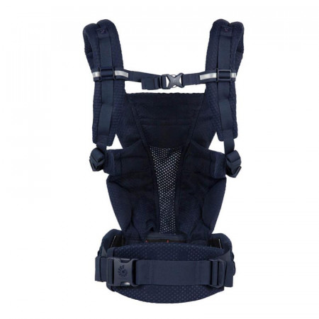 mochila de porteo omni breeze de ergobaby en el color azul noche