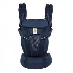 mochila de porteo omni breeze de ergobaby en el color azul noche 2