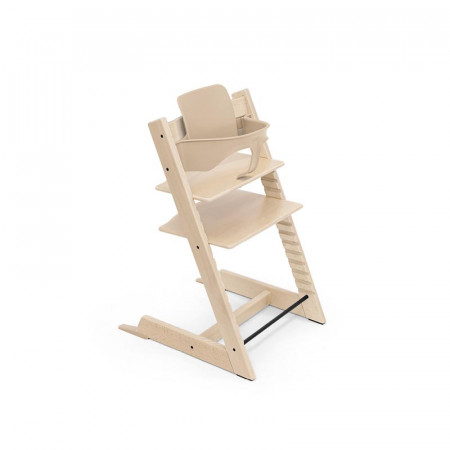 Trona Tripp Trapp de Stokke con baby set en color natural.