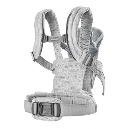 mochila portabebes harmony en el color plata