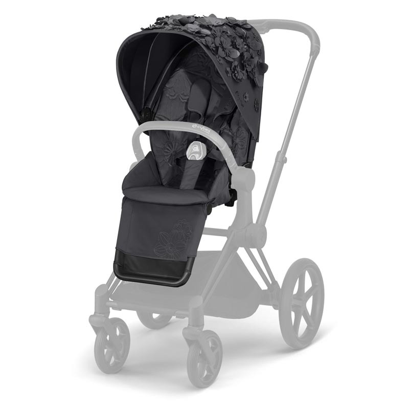 silla de paseo priam de la colección simply flowers de cybex en el color dream grey