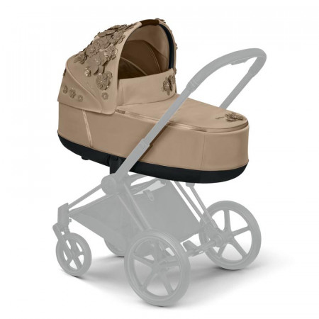 cochecito epriam de la colección simply flowers de cybex en el color nude beige