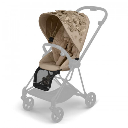 silla de paseo mios de la colección simply flowers de cybex en el color nude beige