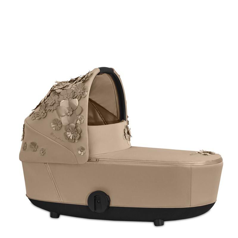 cochecito mios de la colección simply flowers de cybex en el color nude beige