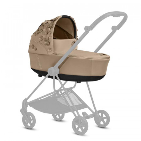 cochecito mios de la colección simply flowers de cybex en el color nude beige