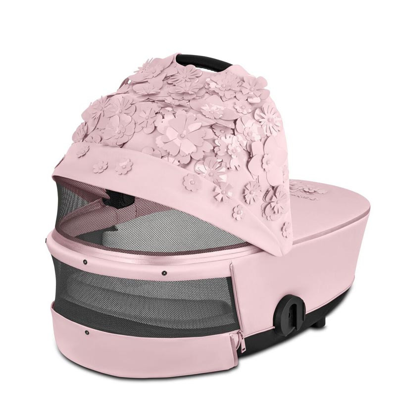 cochecito mios de la colección simply flowers de cybex en el color pale blush