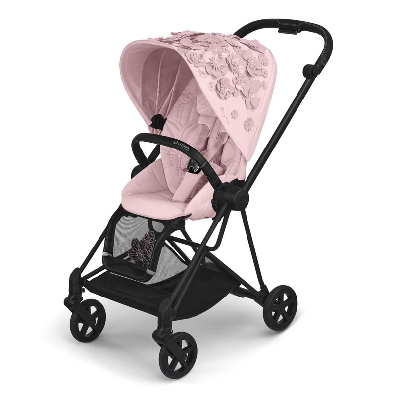 cochecito mios de la colección simply flowers de cybex en el color pale blush