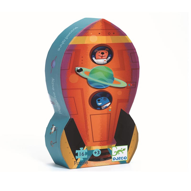 Puzzle silueta Nave espacial de Djeco.