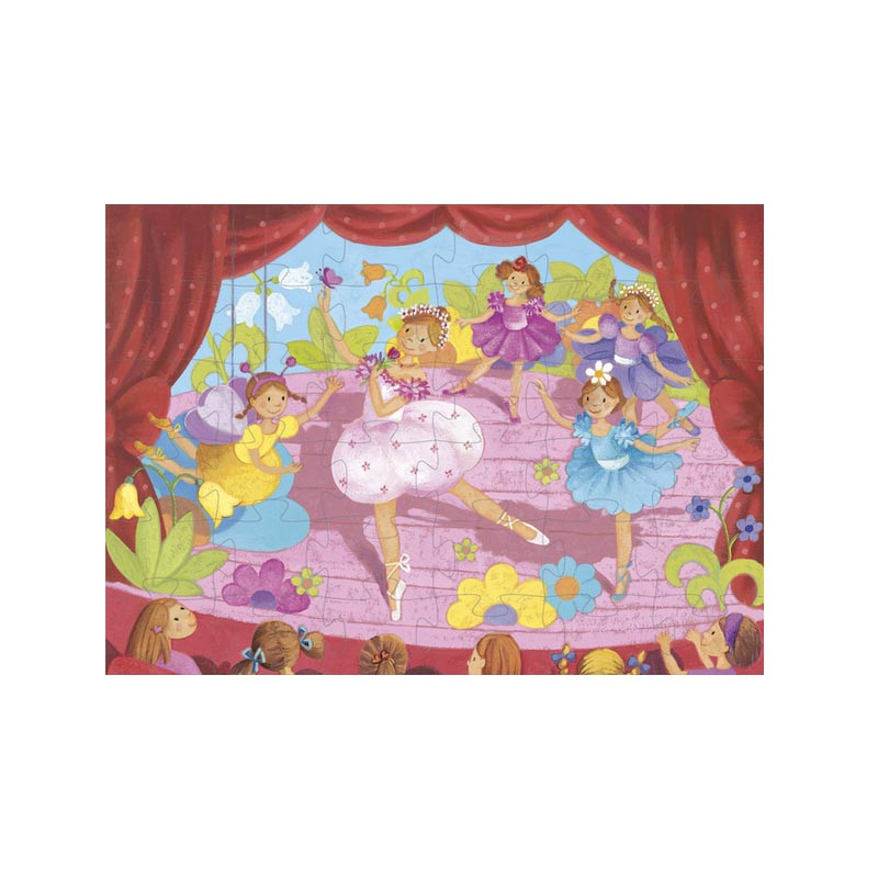 Puzzle silueta La Bailarina, 36 piezas.