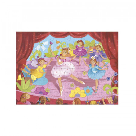 Puzzle silueta La Bailarina, 36 piezas.
