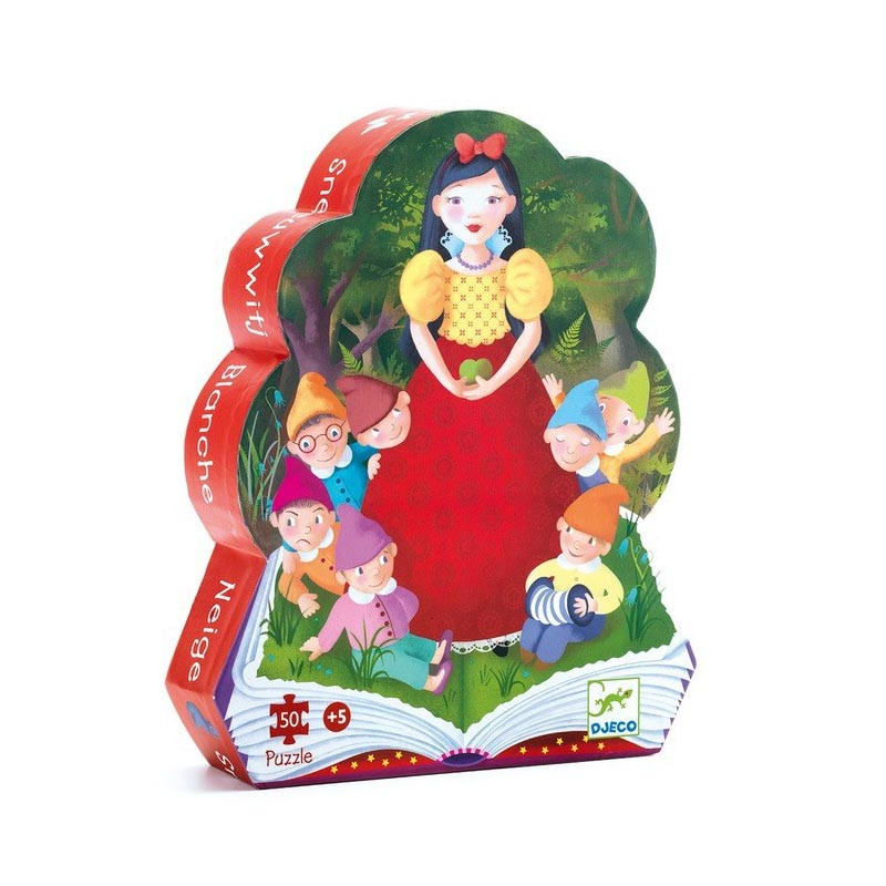 Puzzle silueta Blancanieves de Djeco.
