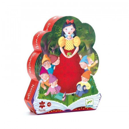 Puzzle silueta Blancanieves de Djeco.