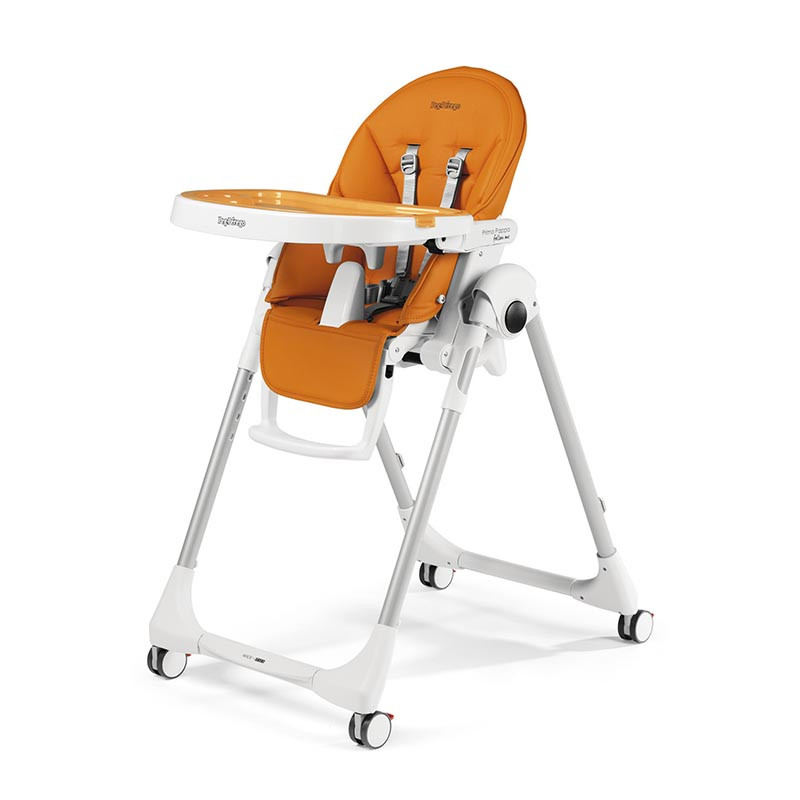 trona prima pappa follow me de peg perego en el color arancia