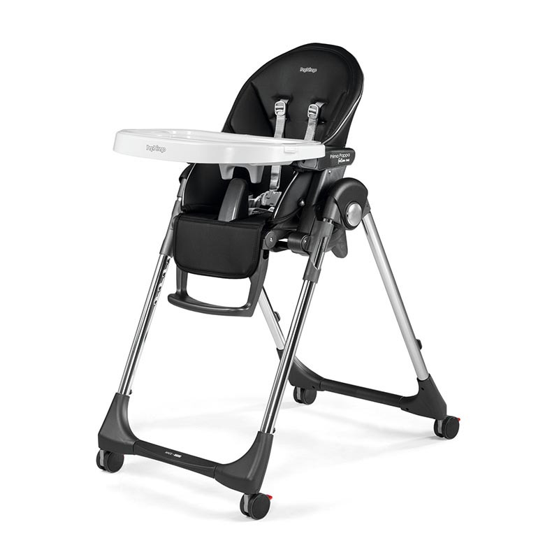trona prima pappa follow me de peg perego en el color hi tech licorice