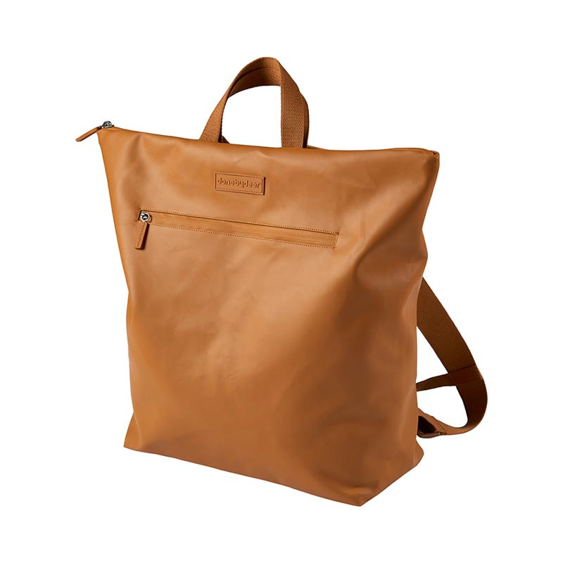 mochila cambiador done by deer en color mostaza